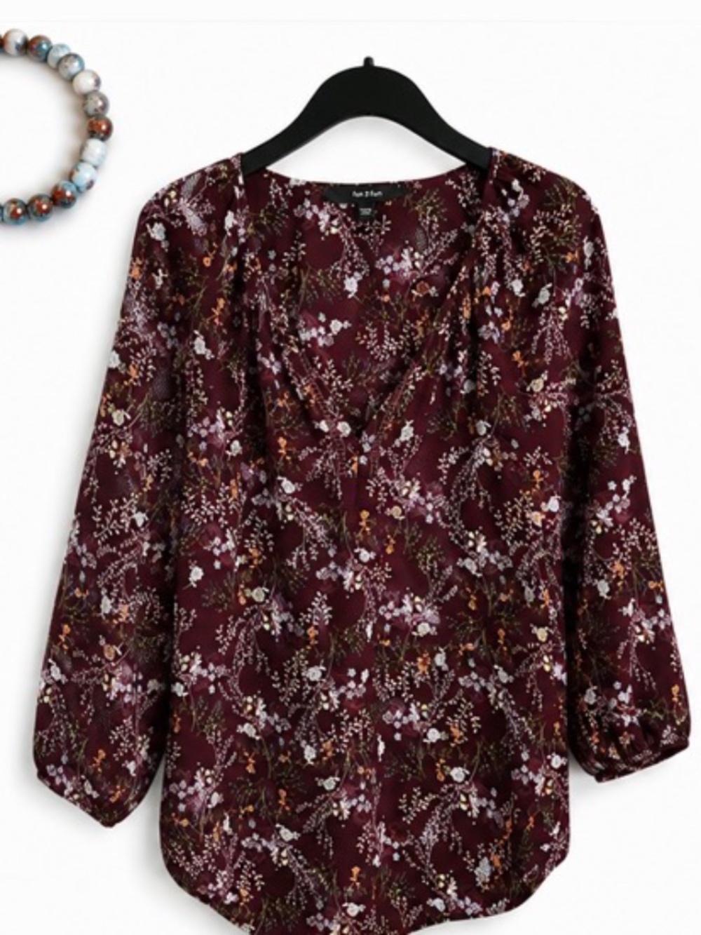 Fun 2 Fun Floral Blouse – Women's Small